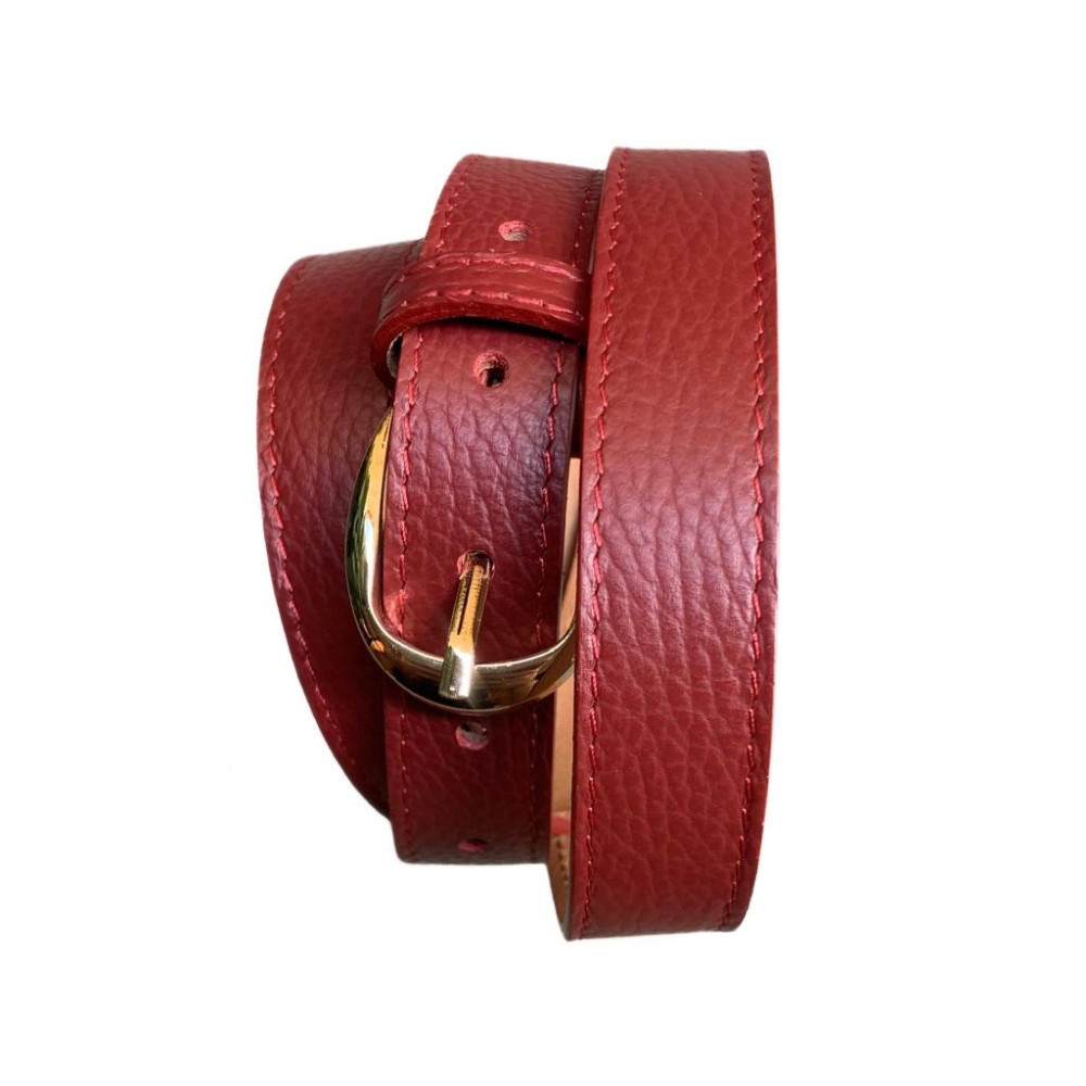 Women's leather belt