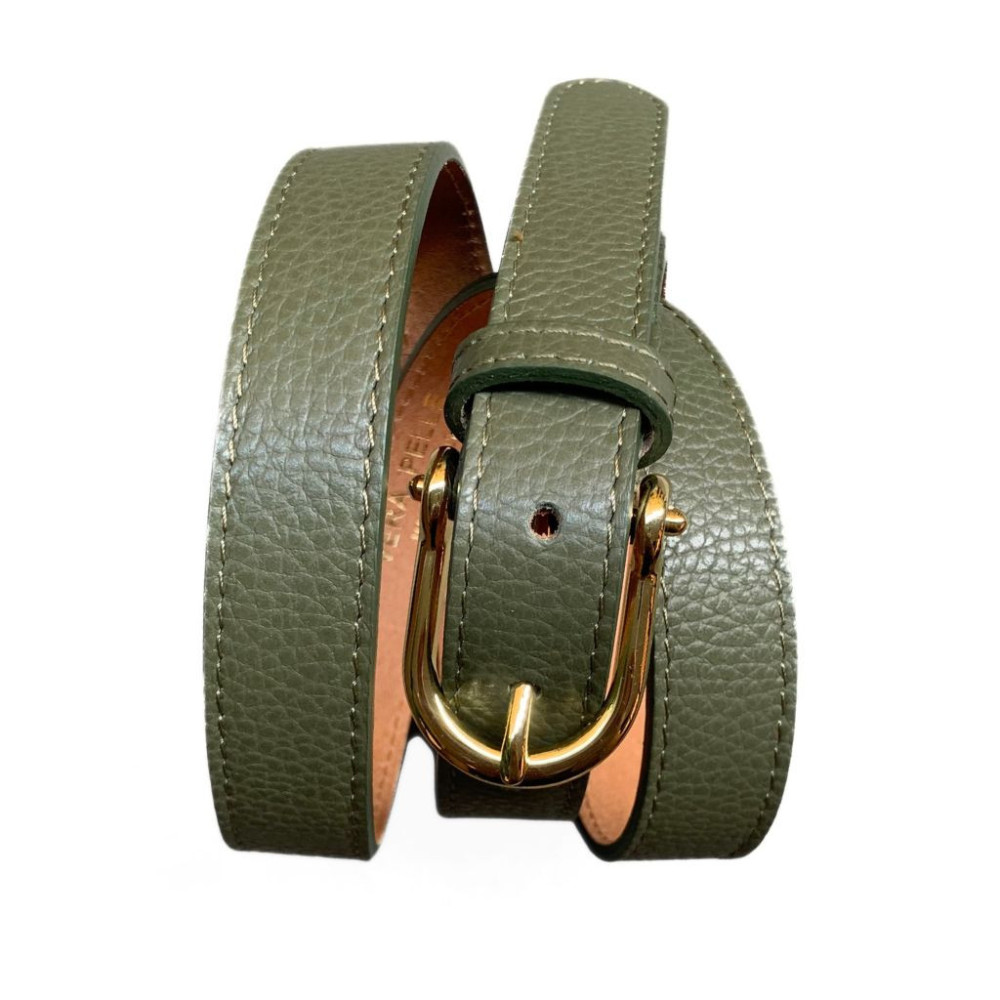 Women's leather belt