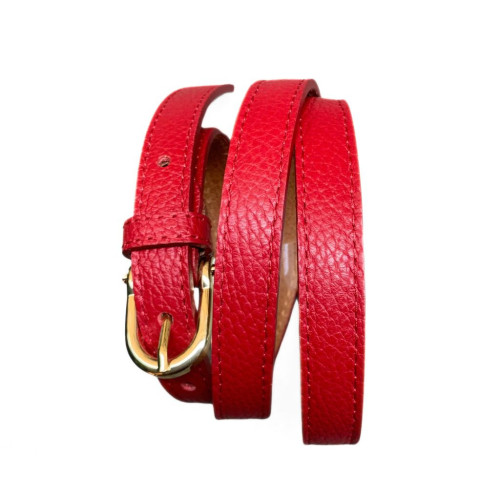 Women's leather belt