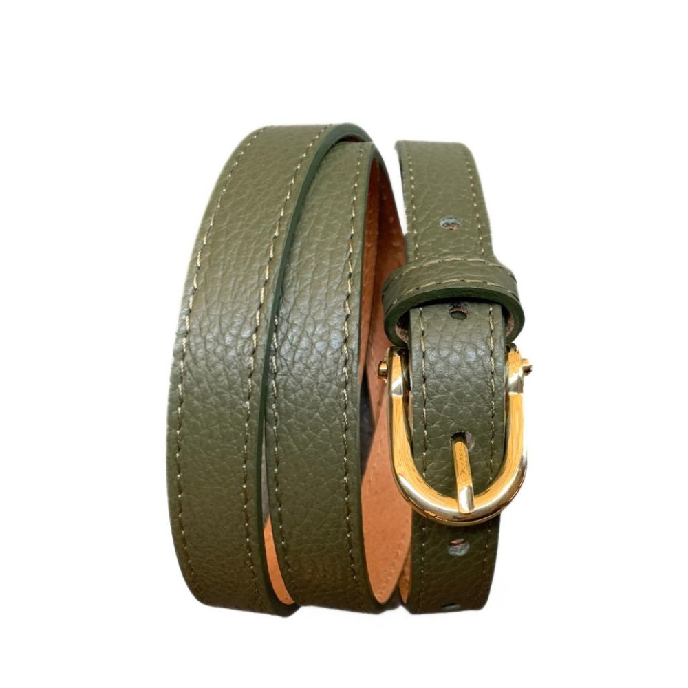 Women's leather belt