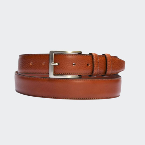 Men's leather belt