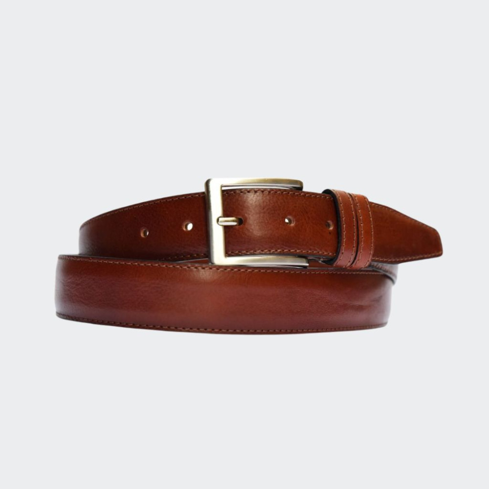 Men's leather belt