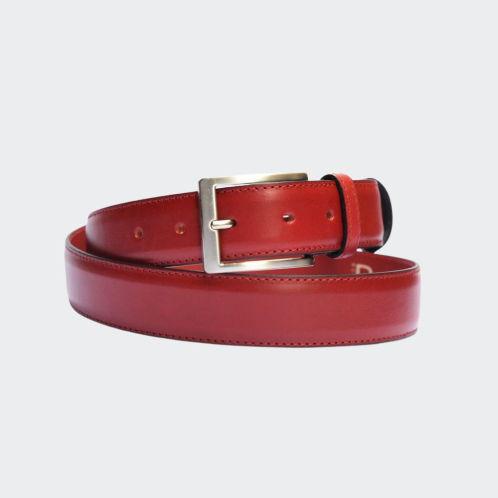 Men's leather belt