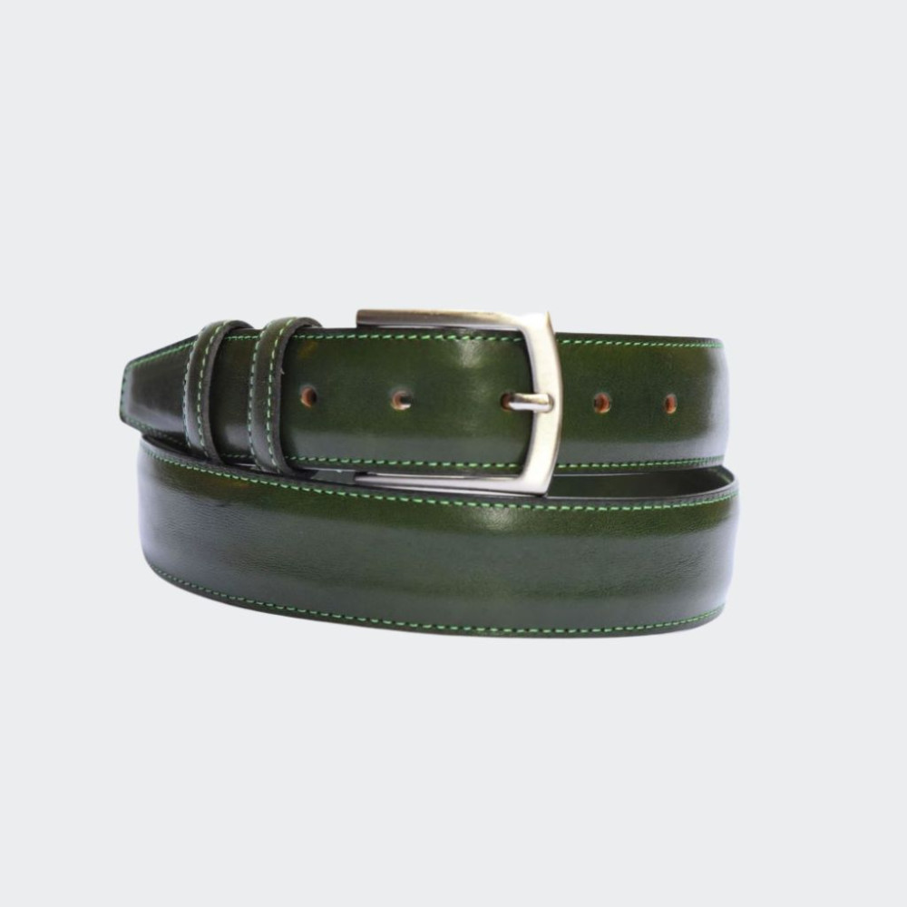 Men's leather belt