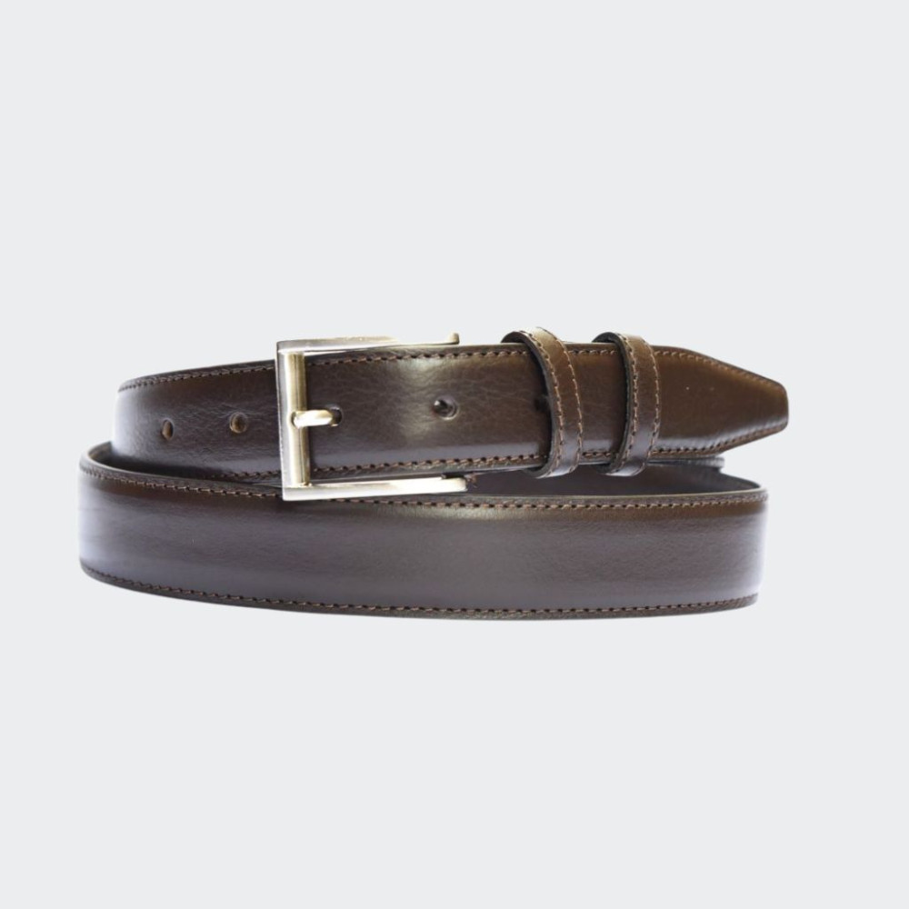 Men's leather belt