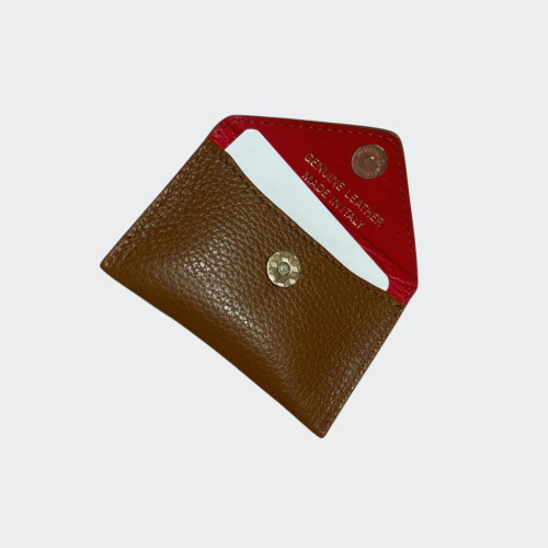 Calf leather card case