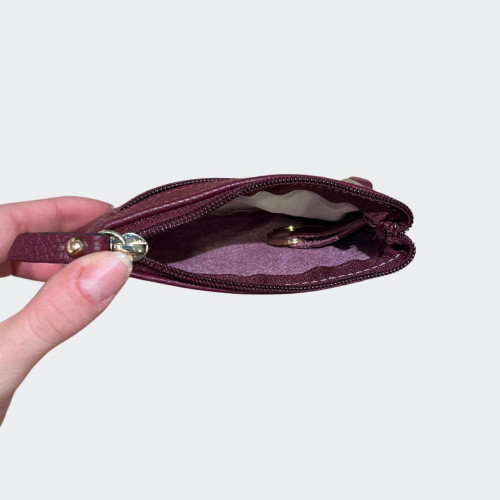 Calfskin coin purse