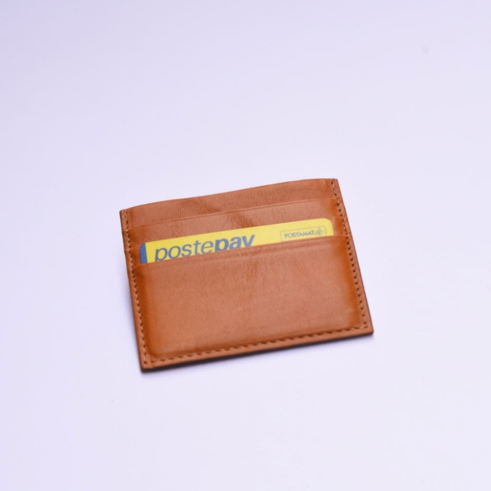 diorama calfskin card holder