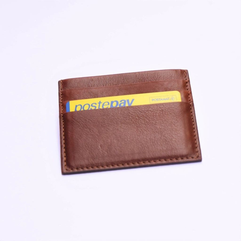 diorama calfskin card holder